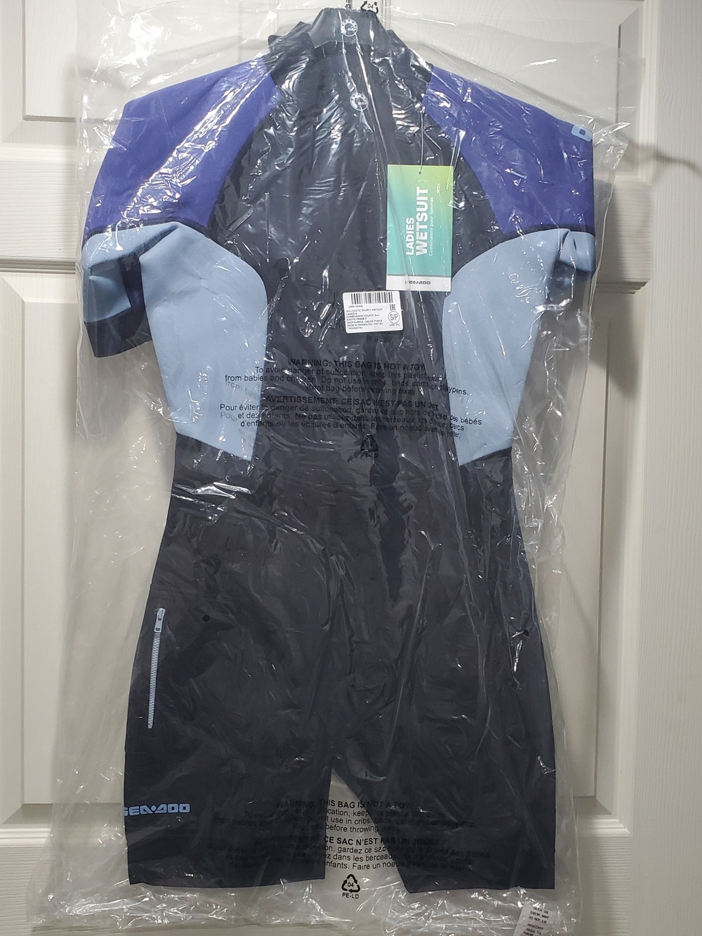 Sea-Doo Women’s Black & Blue Short Sleeve Wetsuit